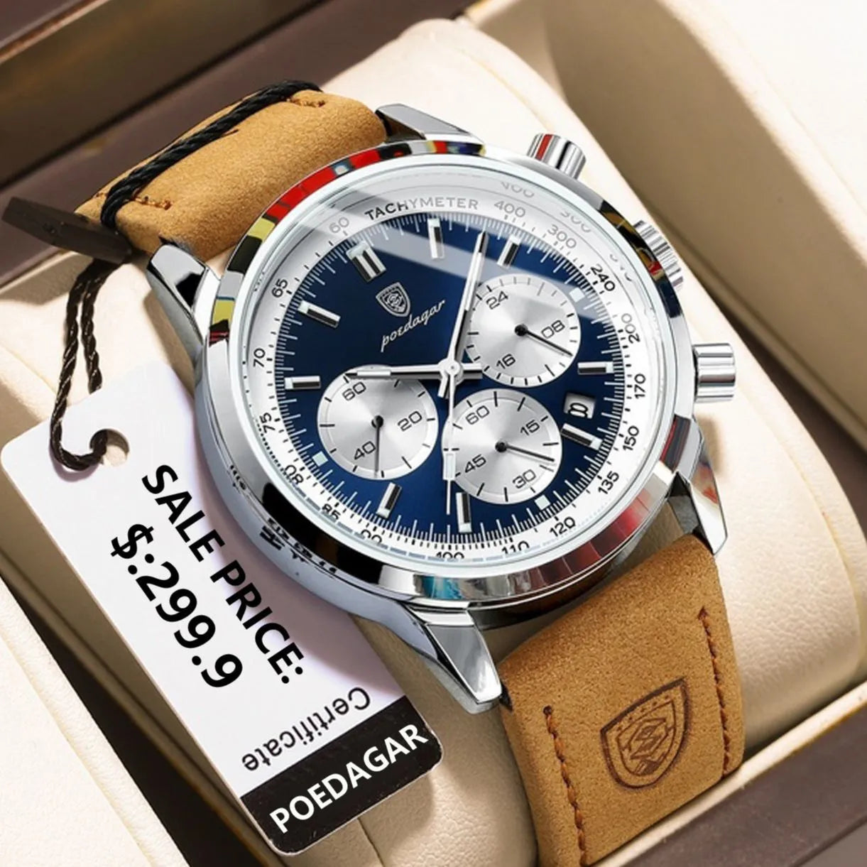 Montre-bracelet de luxe pour homme – EleganceChrono Pro