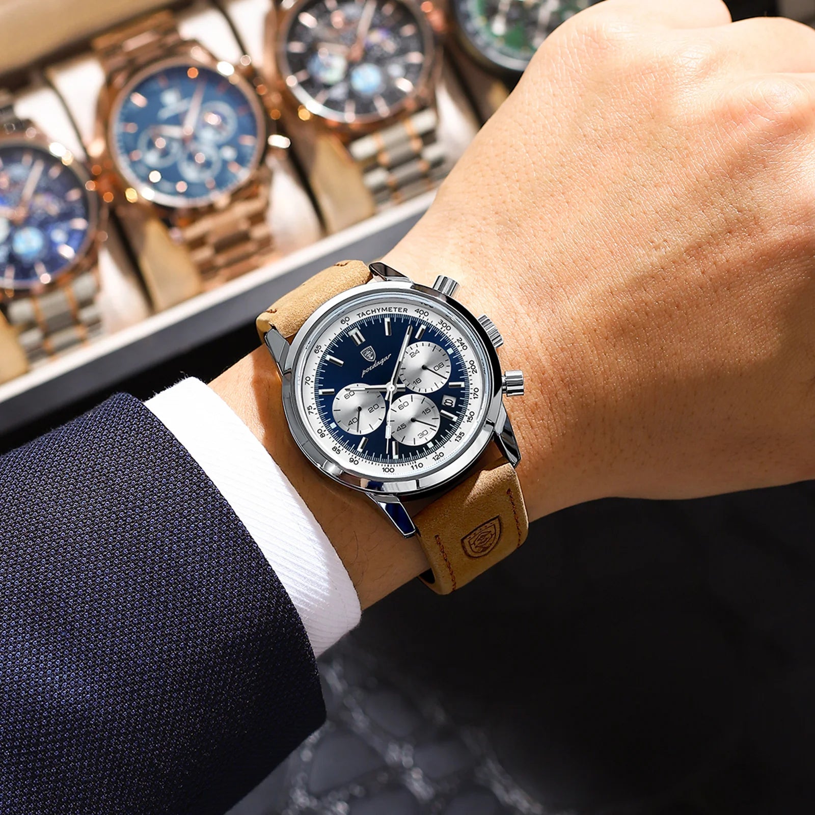 Montre-bracelet de luxe pour homme – EleganceChrono Pro