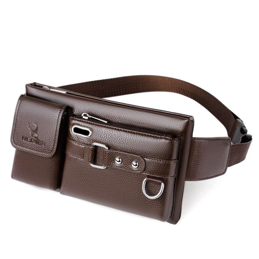 Sac bandoulière en cuir pour homme