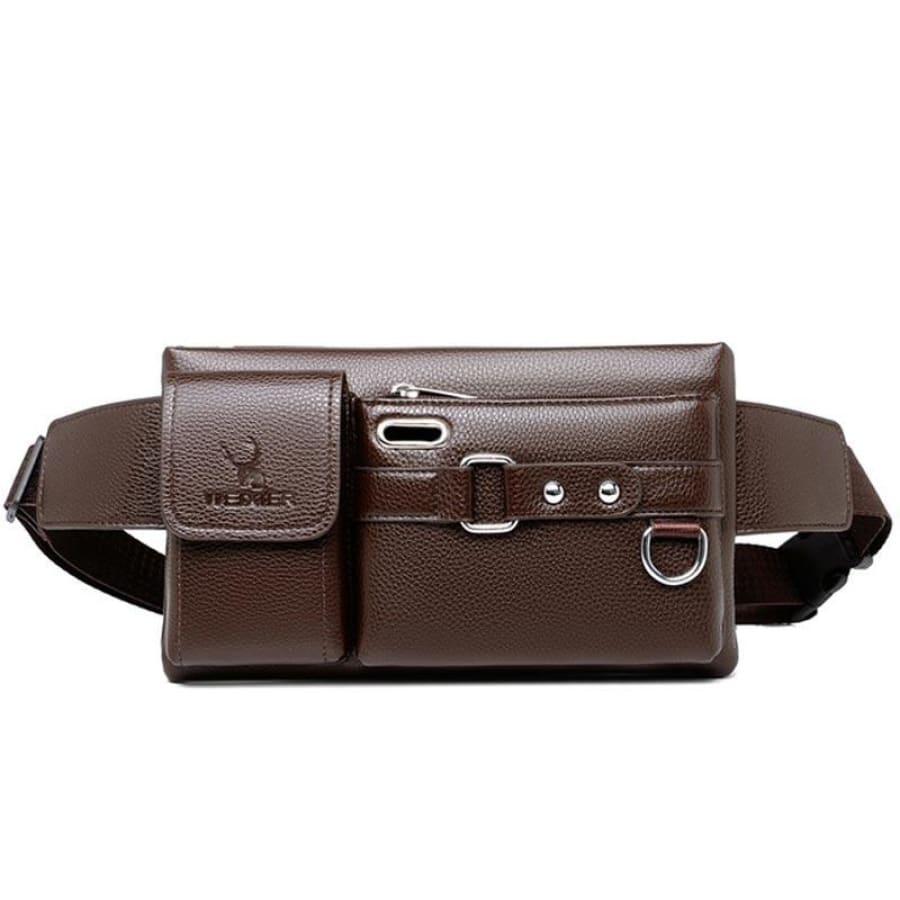 Sac bandoulière en cuir pour homme