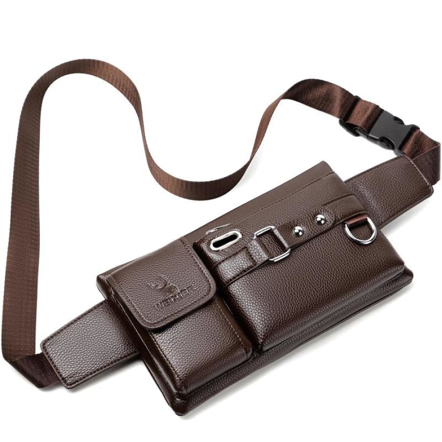Sac bandoulière en cuir pour homme