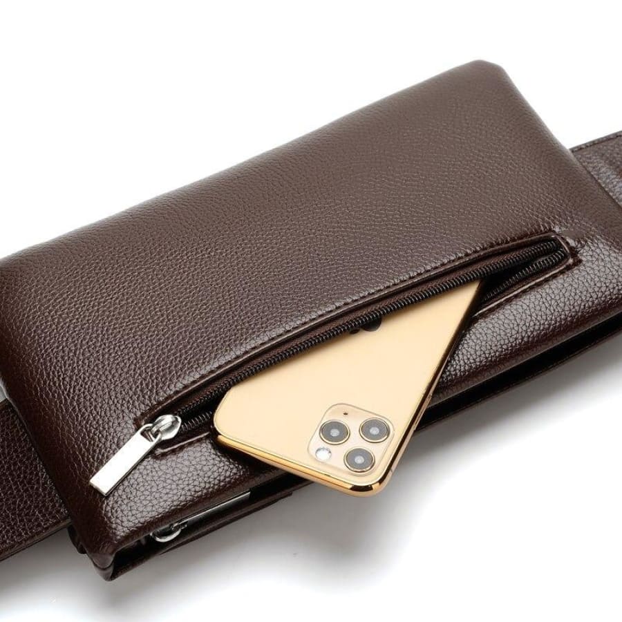 Sac bandoulière en cuir pour homme