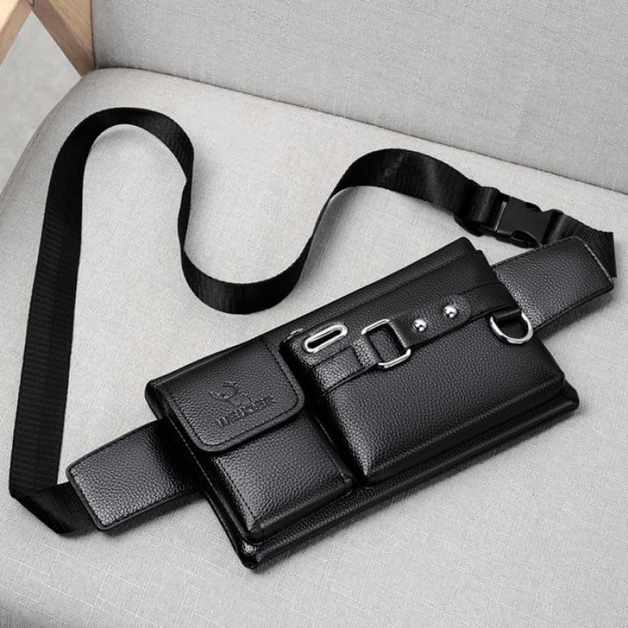 Sac bandoulière en cuir pour homme