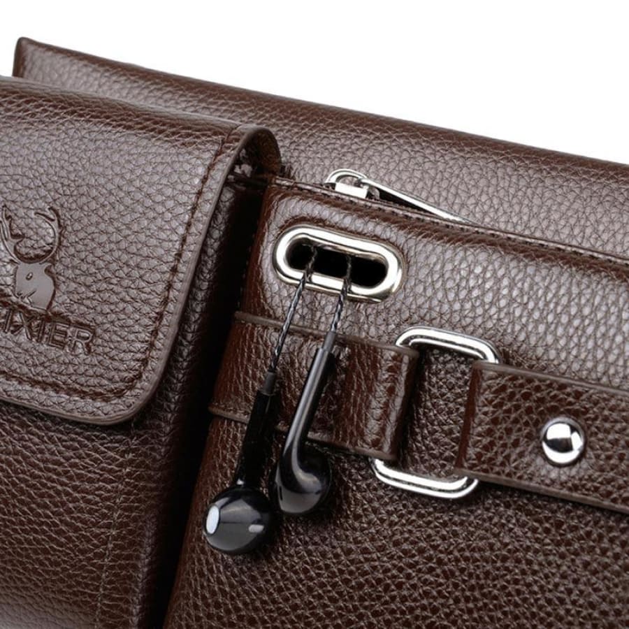 Sac bandoulière en cuir pour homme