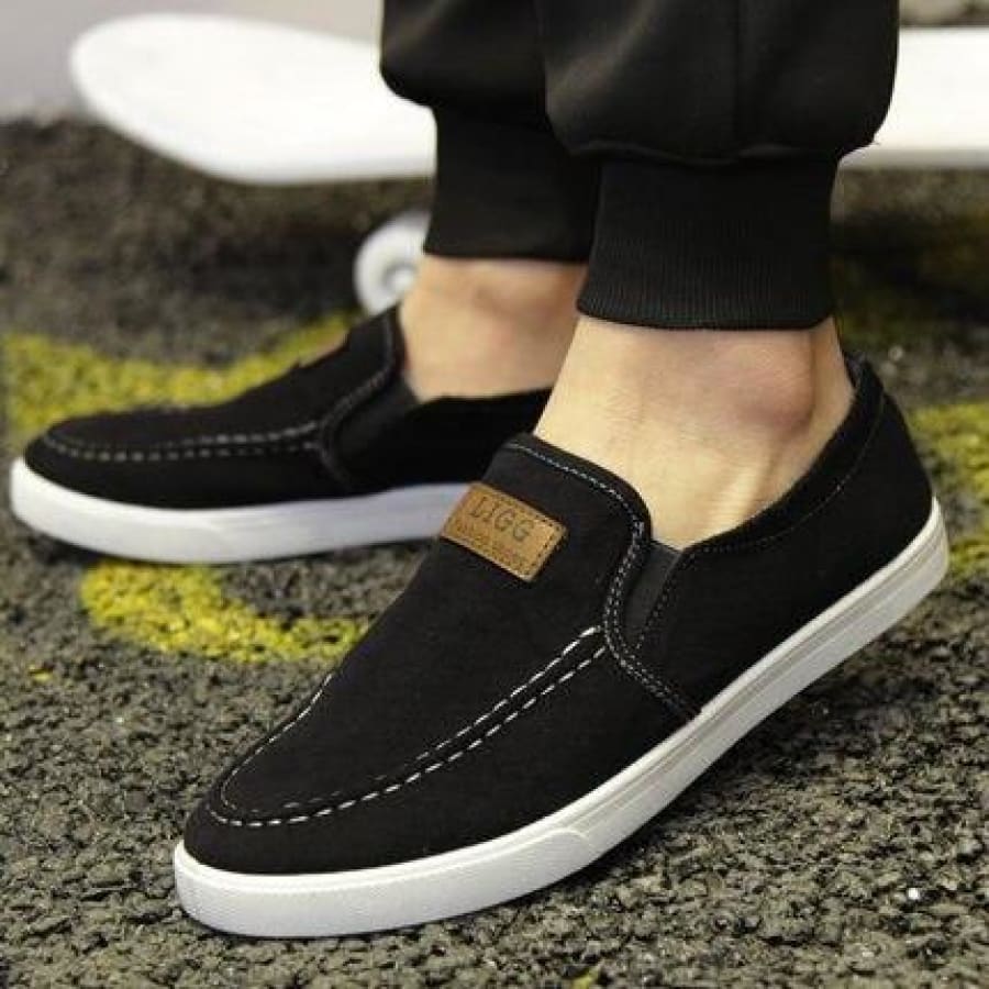 Baskets en toile à enfiler pour hommes