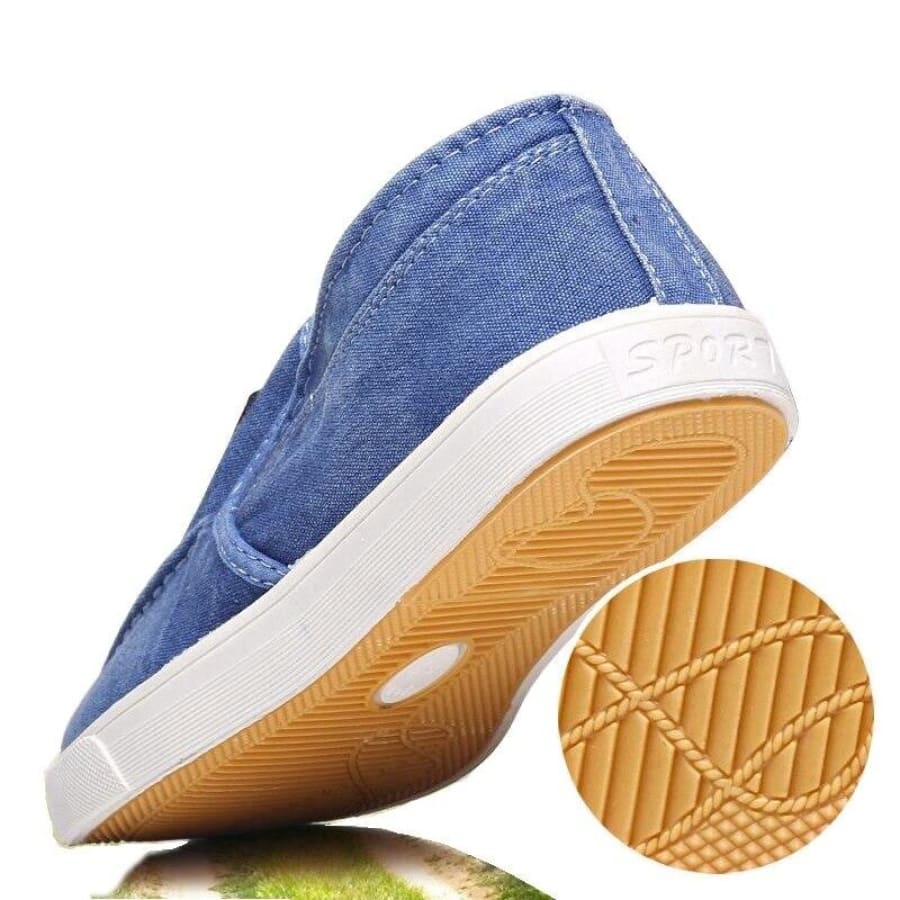 Baskets en toile à enfiler pour hommes