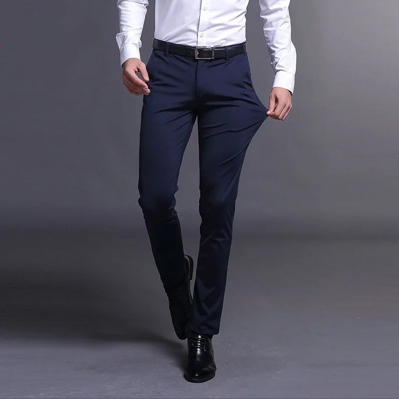 Calça Social Clássica Alfaiataria Gentleman - Compre 1 e Leve 2 + Cinto Social Couro