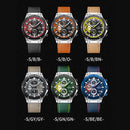 Montre de luxe en cuir pour homme - ChronoLuxe Prestige