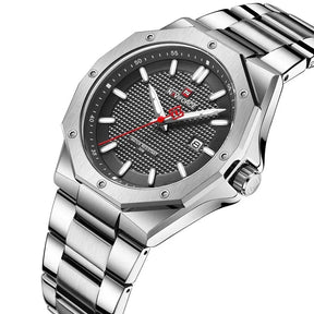 Montre homme en acier inoxydable - SteelCommander Lux