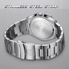 Montre homme en acier inoxydable - SteelCommander Lux