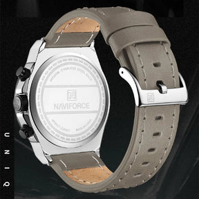 Montre de luxe en cuir pour homme - ChronoLuxe Prestige