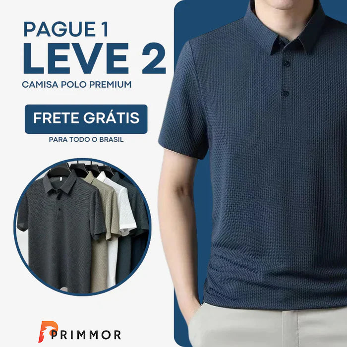 Camisa Polo Fresh Seda Gelo [PAGUE 1 LEVE 2]