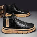 Botte en cuir moderne pour homme