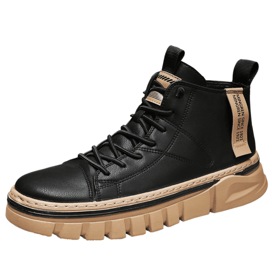 Botte en cuir moderne pour homme