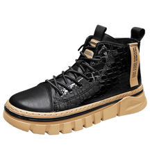 Botte en cuir moderne pour homme