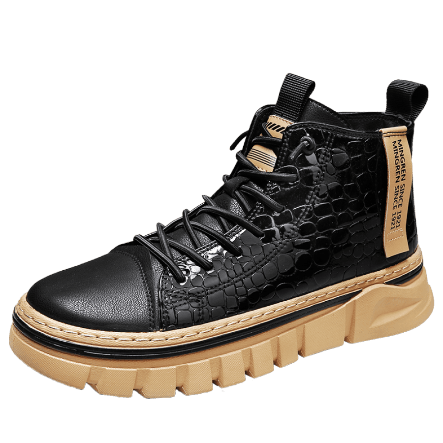 Botte en cuir moderne pour homme