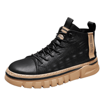 Botte en cuir moderne pour homme
