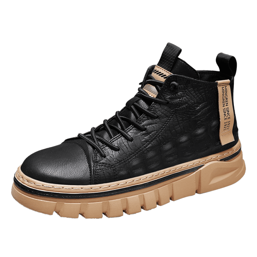 Botte en cuir moderne pour homme