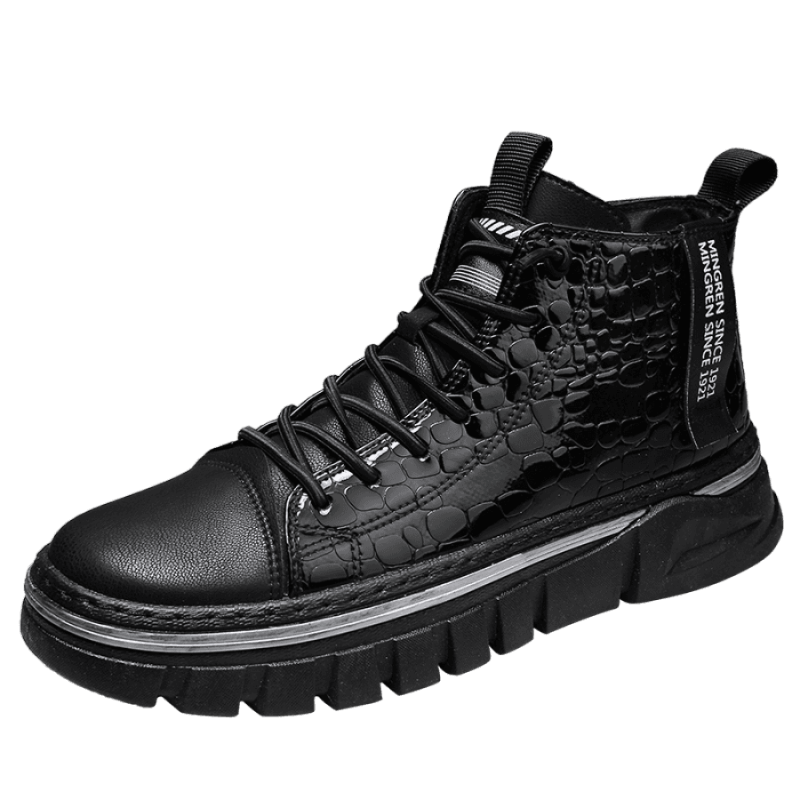 Botte en cuir moderne pour homme