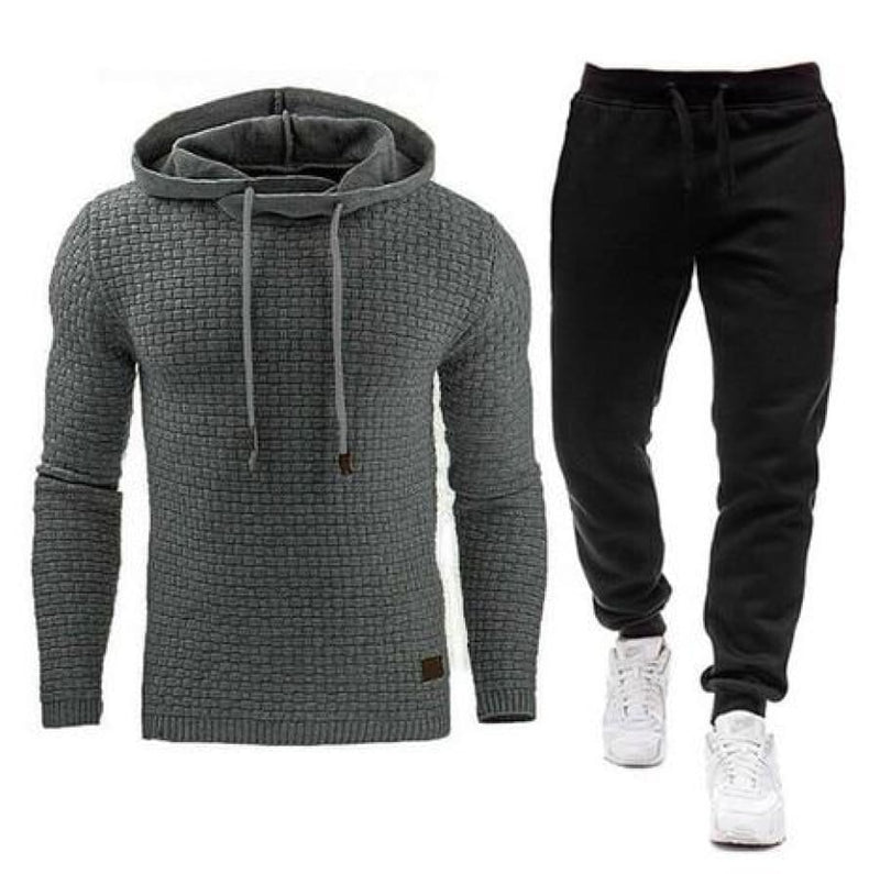 Conjunto de Moletom Casual Masculino