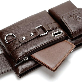 Sac bandoulière en cuir pour homme