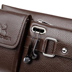Sac bandoulière en cuir pour homme