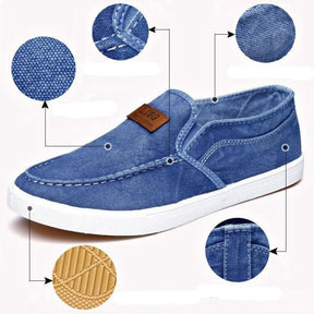Baskets en toile à enfiler pour hommes 