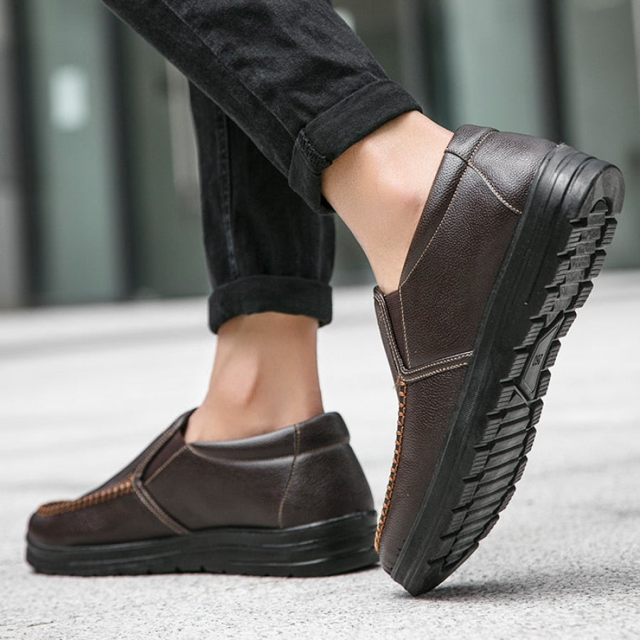Chaussures fermées en cuir pour hommes