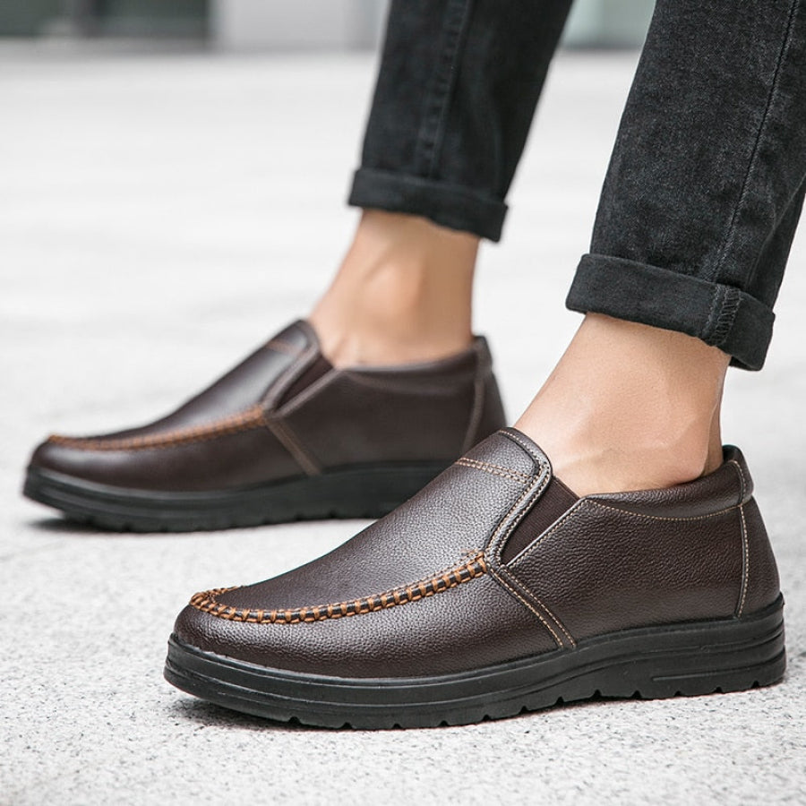 Chaussures fermées en cuir pour hommes
