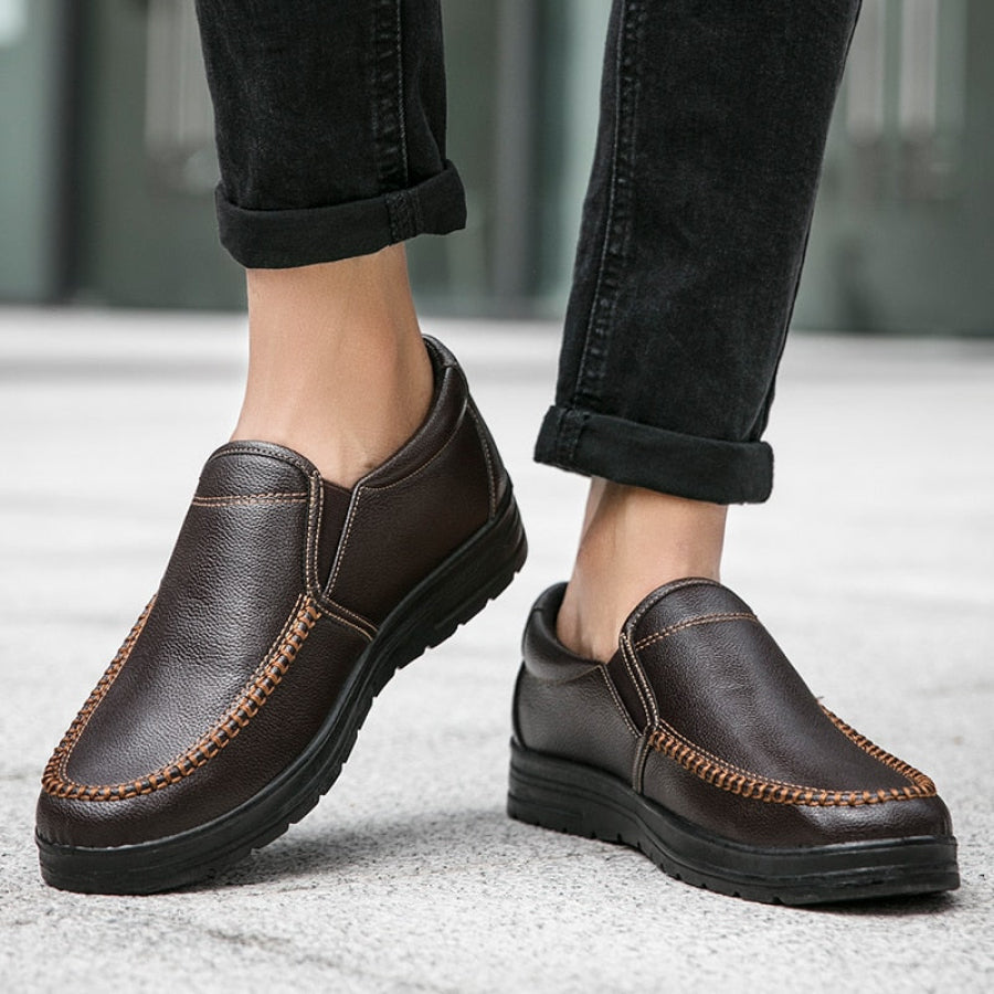 Chaussures fermées en cuir pour hommes