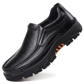 Mocassins en cuir véritable pour hommes 