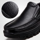 Mocassins en cuir véritable pour hommes 