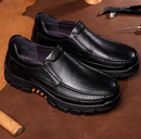 Mocassins en cuir véritable pour hommes 